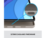 Logitech Combo Touch iPad Pro 11" (1., 2., 3 i 4 gen) piaskowy - 678732 - zdjęcie 10